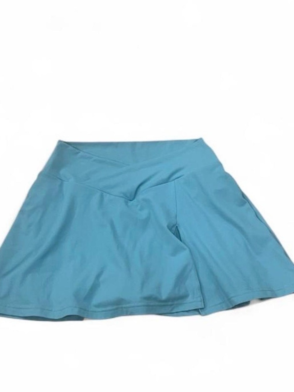 Blogilates Crisscross Slit Athletic Skort Blue Size Medium Athleisure Sporty - Picture 2 of 4